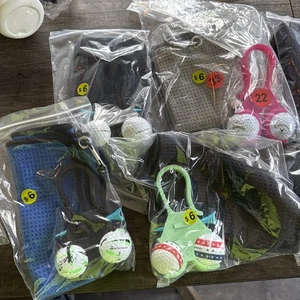 8 Set Of Premium Golf Towels With Ball Holder, Balls & Tees - Picture 1 of 2