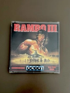 Jeu Rambo 3 Commodore CBM 64 C64 128 C128 Disk Ocean - Zdjęcie 1 z 9