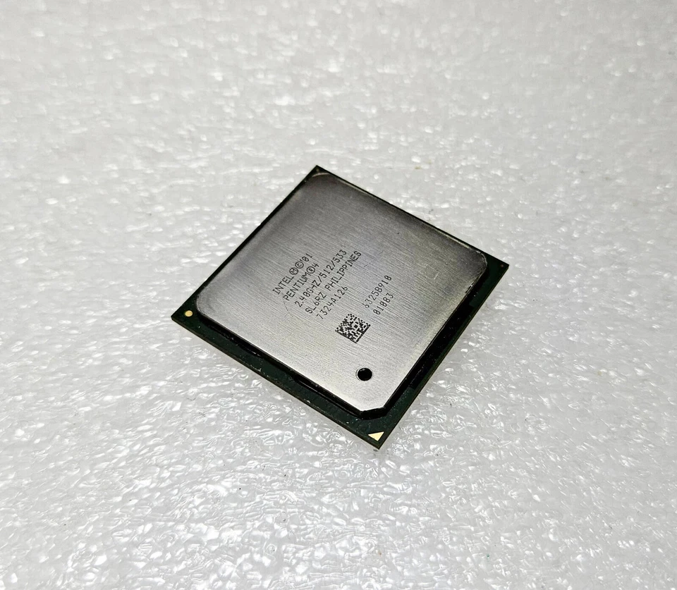 INTEL  2.4 GHZ/512KB, 533 MHZ BUS SPEED,478 PINS GRADE B SL6RZ - Image 1 of 1