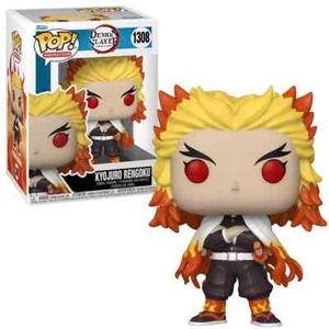 Funko POP! Anime Kyojuro Rengoku Demon Slayer #1308 Vinyl Figure New Gift - Picture 1 of 13