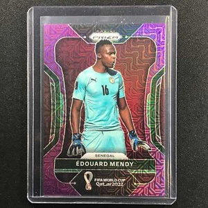 2022 Prizm Fifa World Cup Qatar Edouard Mendy Purple Mojo 40/49 - Picture 1 of 1