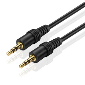 50ft 3.5mm Male to Male Stereo Audio Headphone Cable Cord M/M MP3 Aux PC Gold P - Bild 1 von 8