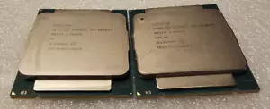 Lot of 2 x CPUs Intel Xeon E5-2650V3 2.3GHz Ten Core Server Processor Used - Picture 1 of 4