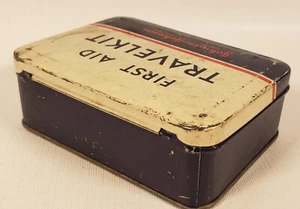 Vintage First Aid Tin, Johnson & Johnson, Travel Kit, Medical Advertising  ADV1 - Imagen 1 de 5