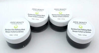 Очищающая маска для пор бамбука Juice Beauty 15 мл/0,5 унции Лот из 4 путешествий размер новый - Изображение 1 из 4