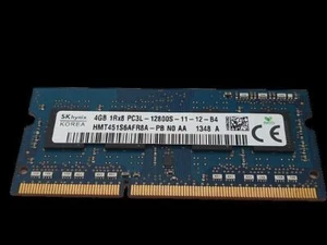 Dell E6440 SK Hynix 4GB 1Rx8 PC3L-12800S SO-DIMM Memory RAM HMT451S6AFR8A-PB - Picture 1 of 2