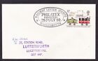 Great Britain 1980 PHILATEX Exhibition Railway Letter Stamps Bournemouth Cover
