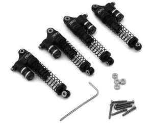 NEXX Racing SCX24 45mm Aluminum Oil-Filled Threaded Reservoir Shocks (Black) - Picture 1 of 2
