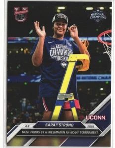 SARAH STRONG 2024-25 NCAA BOWMAN U NOW #107 UCONN HUSKIES - Picture 1 of 2