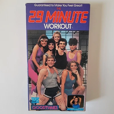 The 29 Minute Workout Goodtimes VHS 1986 Fitness With Original Paper Cover HOT - Image 1 of 4