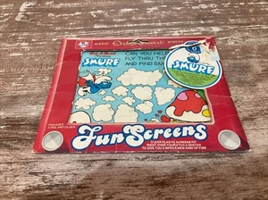 Set of 5 Vintage 1983 Ohio Art Etch A Sketch Payo THE SMURFS Fun Screens - Picture 1 of 3