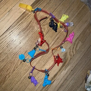 Rare Deadstock 1980s 12 Charms Belt Replacement Youth 31” Pick Your Color - Picture 1 of 11