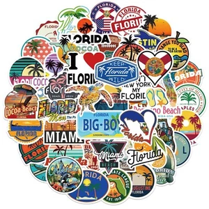 50 Pack Florida Stickers FL Sunshine State Decals Laptop Hydro Free Shipping! - Picture 1 of 5