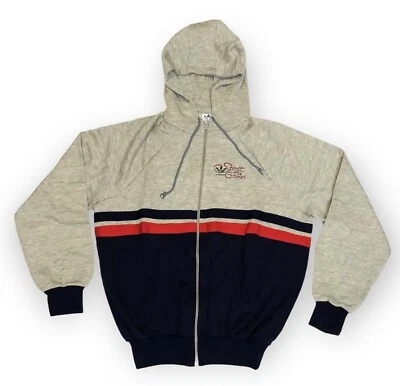 ADIDAS ORIGINALS SUDADERA CON CAPUCHA AÑOS 80’s VINTAGE RETRO 1’74 Cm M - Imagen 1 de 4