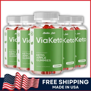 ViaKeto Apple Cider Vinegar 1500mg ACV Gummies 150 Day Supply 5-Pack Via Keto - Picture 1 of 4