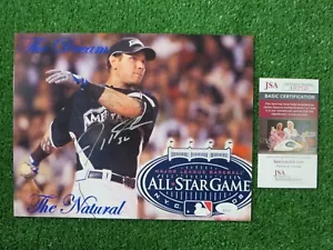 JOSH HAMILTON SIGNED 8.5x11 TEXAS RANGERS Home Run Derby YankeeStadium PHOTO JSA - Picture 1 of 4