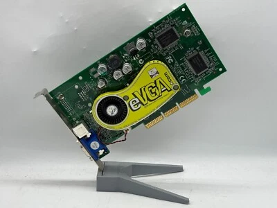 Vintage EVGA GeForce4 MX 440 ACS AGP Card 064-A4-NV70-S1 - Image 1 of 4