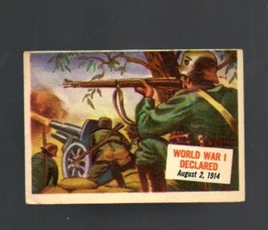 Scoop Card # 18 - 1954 Topps - WW1 Declared - Picture 1 of 2