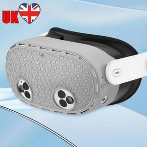 Silicone Host Case Shell Drop-Proof Cover for Meta Quest 3S Accessories (Grey) - Afbeelding 1 van 9