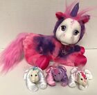Unicorn Surprise LIVIA Mother & 3 Babies Purple Pink Tie-Dye Plush Stuffed LC