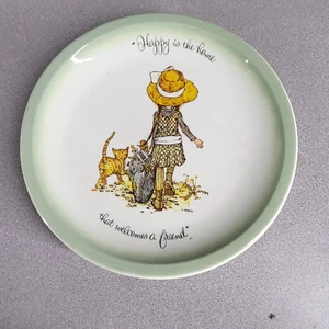 Plato Holly Hobbie Vintage 10" Edición Coleccionista "Happy Is the Home... - Imagen 1 de 2