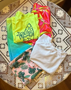 EUC Lot of 5 OLD NAVY Toddler boys Swim Trunks & Shirts Size 3T Swimsuit - Picture 1 of 8