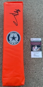 RYAN FLOURNOY Dallas Cowboys SIGNED End Zone Pylon JSA COA B - Picture 1 of 2