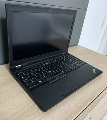 Lenovo Thinkpad P50 i7-6700HQ 32GB DDR 512GB M.2 SSD M1000M CAM W10 A-Ware1  - Bild 1 von 2