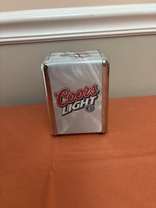 Dispensador de servilletas de cerveza Coors Light 5 pulgadas de alto nuevo letrero - Imagen 1 de 6