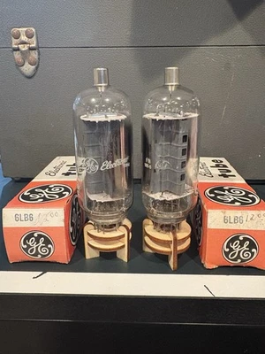 Par combinado GE 6LB6 6JS6C 1979 tubos de radio vacío 539C probado nuevo en caja 🅾️ Foto 1 de 4