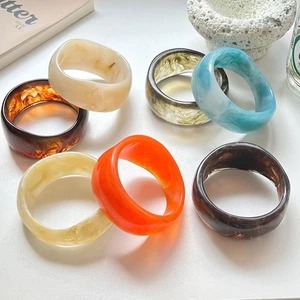Anillo de Mano Transparente Diseño Manchado Boho Dije Pulsera Accesorios de Regalo - Imagen 1 de 16