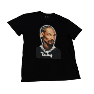 Dogg Supply Snoop Dogg T Shirt Black Portrait Graphic Print Tee Medium - Picture 1 of 7