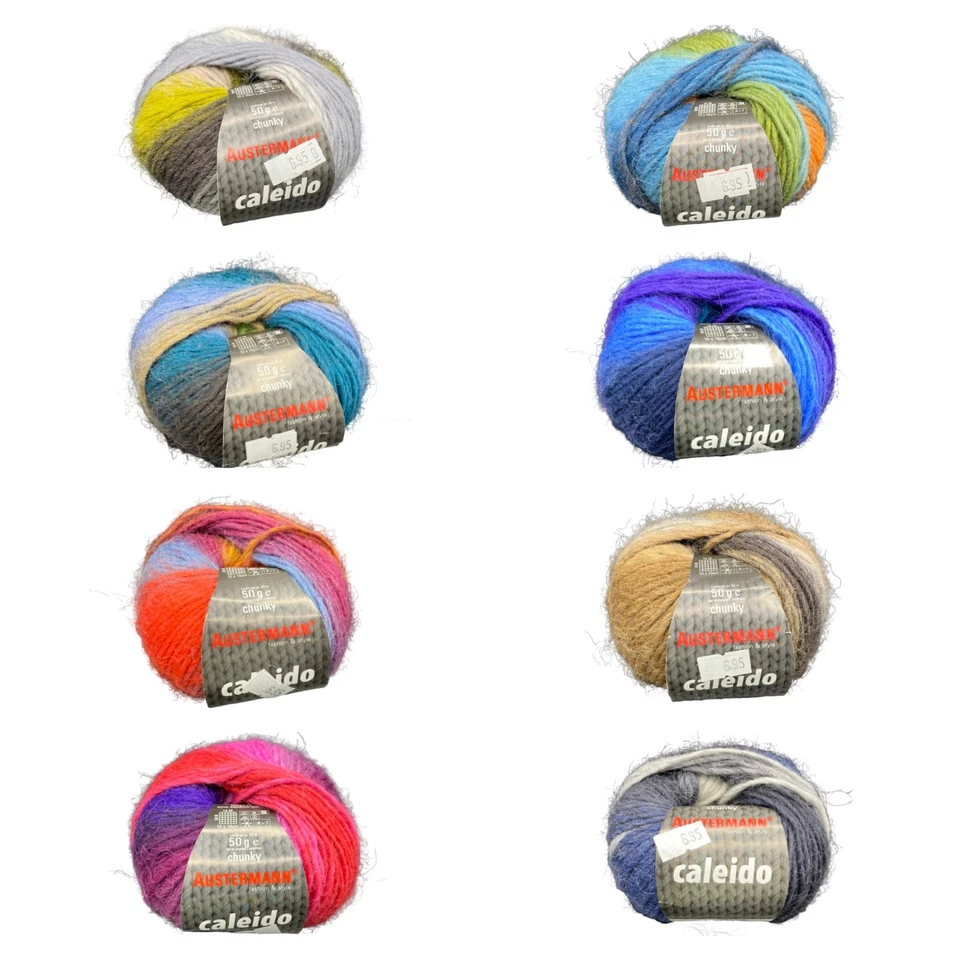 Austermann Caleido, Wolle 50g, mit Farbauswahl! - Bild 1 von 1