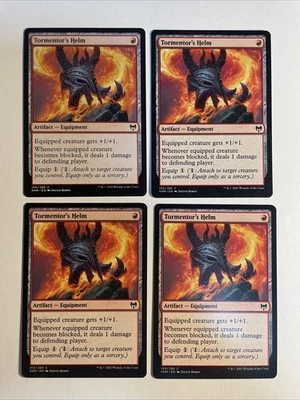 4x Mtg Kaldheim Tormentor’s Helm NM/M Magic Karte Magic The Gathering - Bild 1 von 2