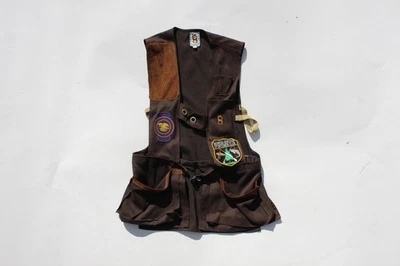 Vintage Bob Allen Hunting Shooting Vest Medium Monroe Chester NRA Life Patch - Image 1 of 4