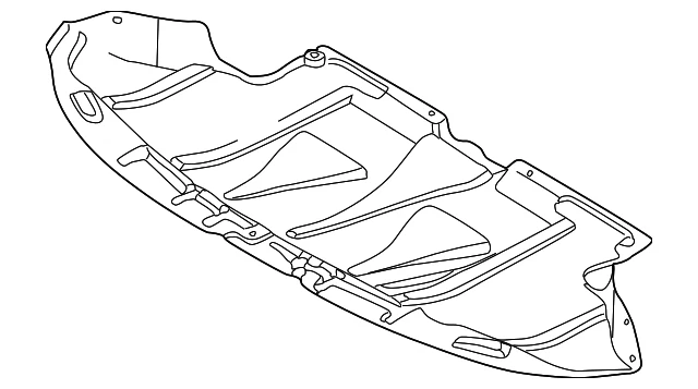 Deflector delantero original Volkswagen 8D0-863-821-Q Foto 1 de 2