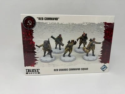 Dust Tactics Red Command SSU Red Guards Command Squad New Sealed - Image 1 of 4