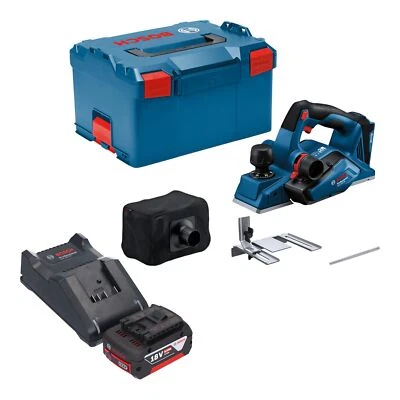 Bosch GHO 18V-26 Professional Akku Hobel 18 V 2,6 mm + 1x Akku 5,0 Ah + Lader - Bild 1 von 4