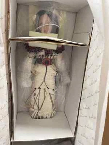 Danbury Mint Beautiful INDIA WOMAN Doll “WINTER MOON " 16 IN NEW FREE SHIPP - Picture 1 of 8