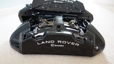 NEW RANGE ROVER L460 L461 FRONT BRAKE CALIPERS BREMBO GLOSS  BLACK PAIR 2021 ON - Image 1 of 4