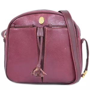 Cartier Must Leder Schultertasche Umhängetasche Bordeaux Gold - Bild 1 von 10