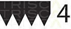 V-Ribbed Belt Black TRISCAN Fits CHEVROLET DAEWOO DAIHATSU FIAT GEO 84-14 GMB101 - Picture 1 of 2
