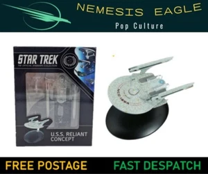 STAR TREK USS RELIANT CONCEPT NCC 1864 EAGLEMOSS STAR SHIP COLLECTION WINDOW BOX - Picture 1 of 6