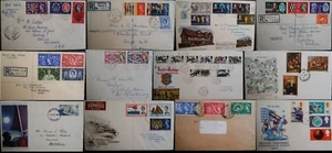 GB QEII FDC 1953 -1969 Pre Decimal Commemorative Registered Plain Fm 99p - Picture 1 of 213