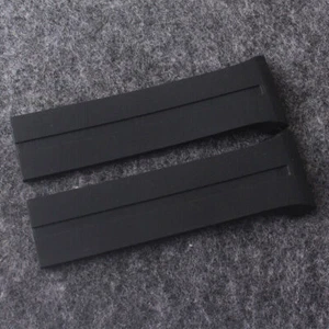 Band passend für Porsche Design Worldtimer P6750 schwarz 28mm Kautschuk Uhrenarmband - Bild 1 von 5