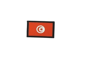 Patch ecusson brode imprime voyage souvenir backpack drapeau tunisie tunisien - Picture 1 of 1