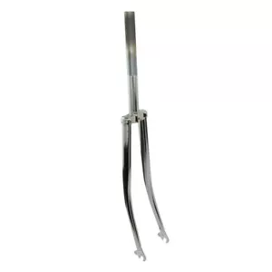 ORIGINAL VINTAGE 700 FAHRRAD STAHLGABEL 1 ZOLL GEWINDE CHROM 304 PASST 3/8 ACHSE - Bild 1 von 1
