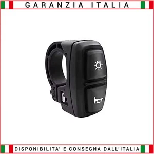 Interruttore on off luce clacson DK226 per e bike monopattini scooter - Foto 1 di 5