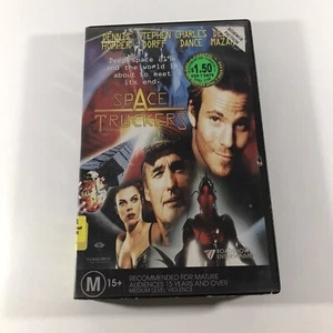 Space Truckers VHS ExRental M15+ Movie Dennis Hopper Stephen Dorff Charles Dance - Picture 1 of 6