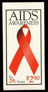 Scott BK213 29¢ Aids Awareness Booklet MNH Free shipping in USA! - Picture 1 of 1